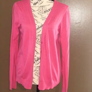 St. John’s Bay Shrug Button Sweater Pink Cardigan